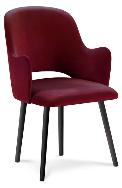Blagovaonska stolica Velvet Marin Crvena