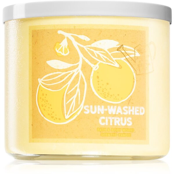 Bath & Body Works Sun-Washed Citrus mirisna svijeća 411 g