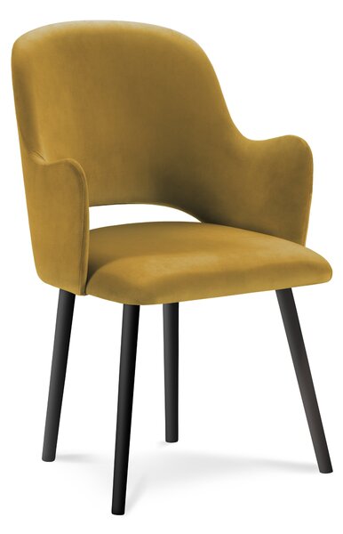 Blagovaonska stolica Velvet Marin Žuta