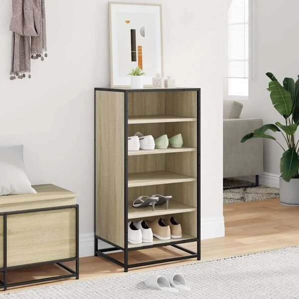 Stalak za cipele sonoma hrast 48x38x97 5 cm konstruirano drvo - Sonoma hrast