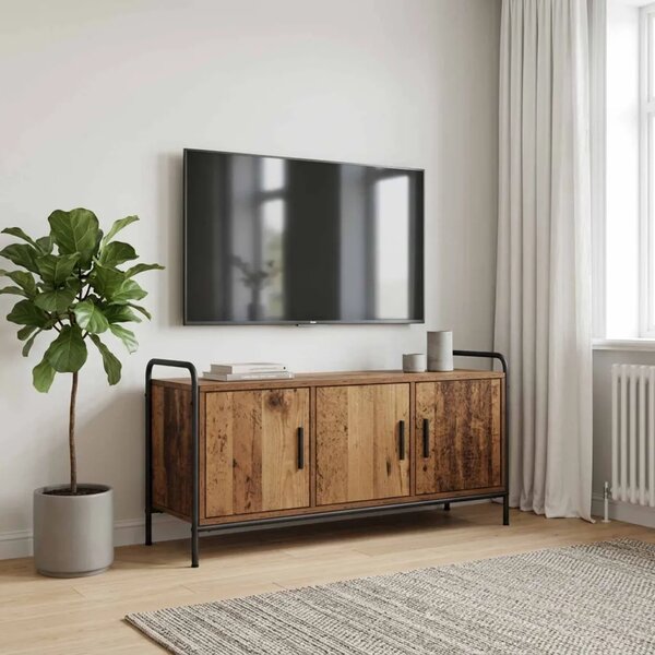 TV ormar 79 5 x 33 x 50 cm Staro drvo Konstruirano drvo - Staro drvo 79 5 x 33 x 50 cm