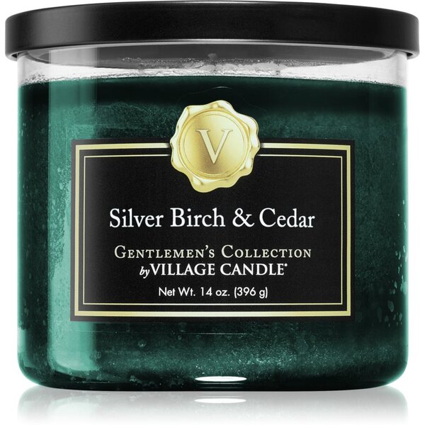 Village Candle Gentlemen's Collection Silver Birch & Cedar mirisna svijeća 396 g