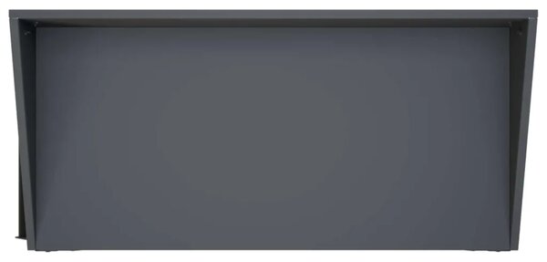 Stol za presađivanje s kotačima 96 x 50 x 89 cm Čelična vrata - Antracit