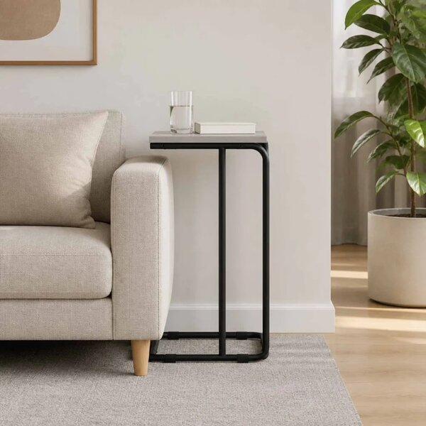Bocni stol Siva Sonoma 40 x 31 x 55 cm Konstruirano drvo - Siva Sonoma
