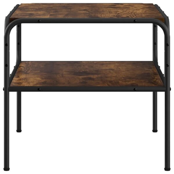 Bocni stol Dimljeni hrast 100 x 50 x 46 cm Konstruirano drvo - Dimljeni hrast 51 x 50 x 45 cm