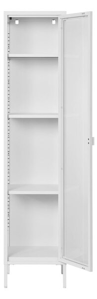 Bijela metalna vitrina 40x180 cm Brisbane – House Nordic