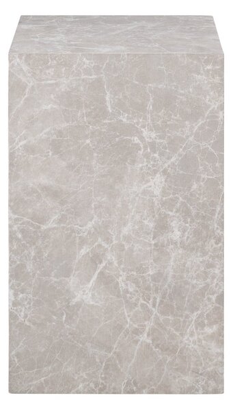 Pomoćni stol u mramornom dekoru 30x30 cm Prague – House Nordic