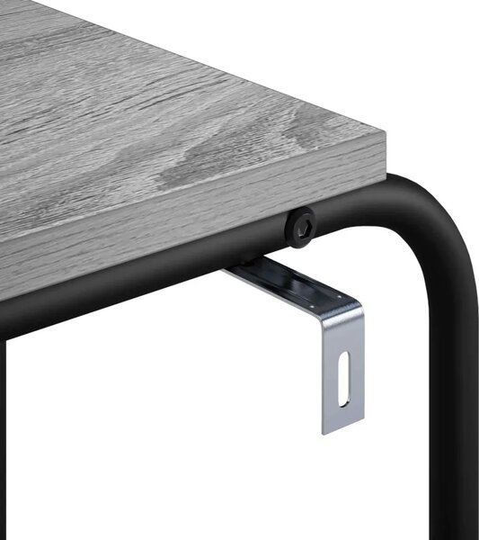 Bocni stol Siva Sonoma 40 x 31 x 55 cm Konstruirano drvo - Siva Sonoma