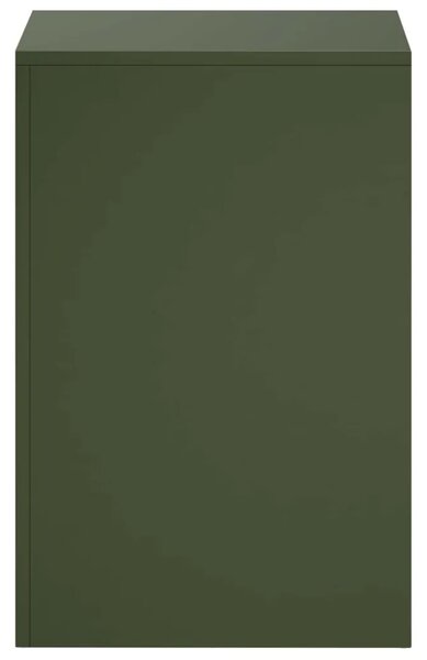 Stalak za biljke 2 pcs Maslinastozelena 40 x 40 x 60 cm Čelik - Maslinastozelena 2x (40 x 40 x 60 cm)