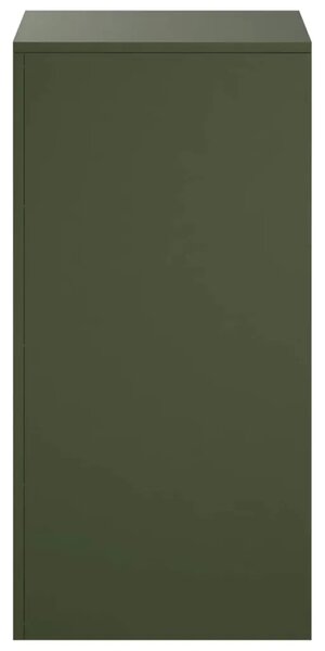 Stalak za biljke 2 pcs Maslinastozelena 40 x 40 x 80 cm Čelik - Maslinastozelena 2x (40 x 40 x 80 cm)
