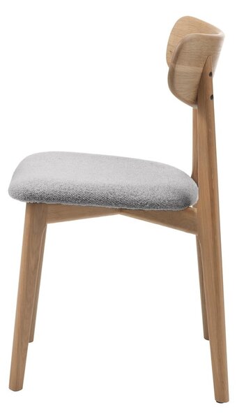 Svijetlo siva/u prirodnoj boji blagovaonska stolica Elim – Unique Furniture