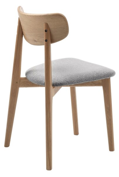 Svijetlo siva/u prirodnoj boji blagovaonska stolica Elim – Unique Furniture