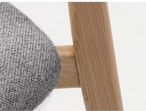 Svijetlo siva/u prirodnoj boji blagovaonska stolica Elim – Unique Furniture
