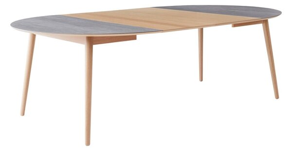 Okrugli proširiv blagovaonski stol s keramičkom daskom ø 135 cm Meza – Hammel Furniture