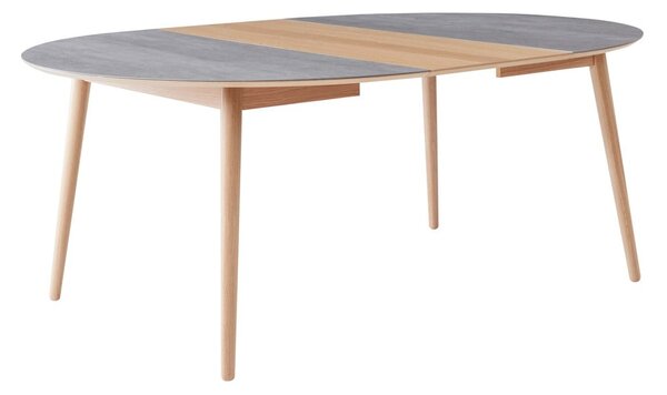 Okrugli proširiv blagovaonski stol s keramičkom daskom ø 135 cm Meza – Hammel Furniture