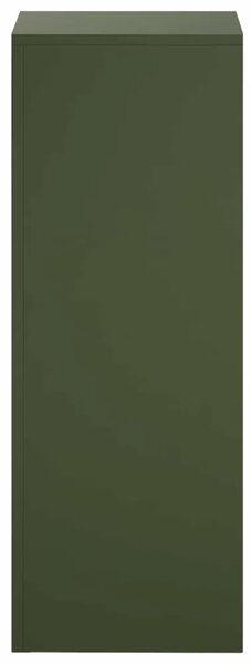 Stalak za biljke Maslinastozelena 30 x 30 x 80 cm Otporni čelik - Maslinastozelena 1x (30 x 30 x 80 cm)
