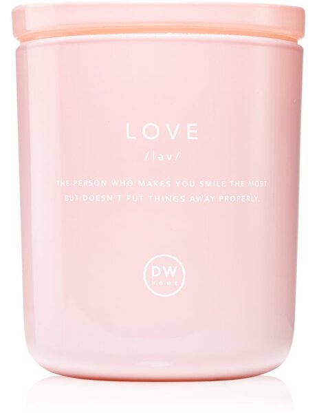 DW Home Definitions LOVE Peony Apple mirisna svijeća 264 g