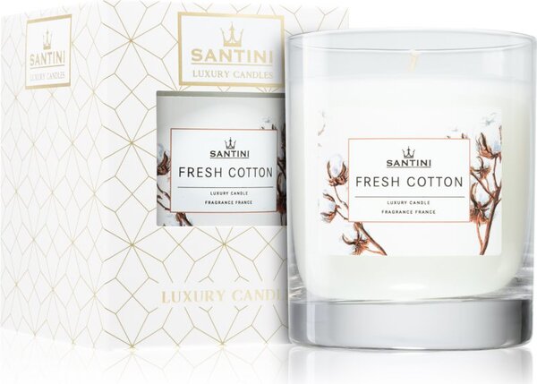 SANTINI Cosmetic Fresh Cotton mirisna svijeća 200 g