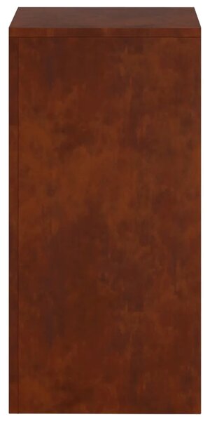 Stalak za biljke 2 pcs Rđa 30 x 30 x 60 cm Otporni čelik - Otporni čelik 2x (30 x 30 x 60 cm)