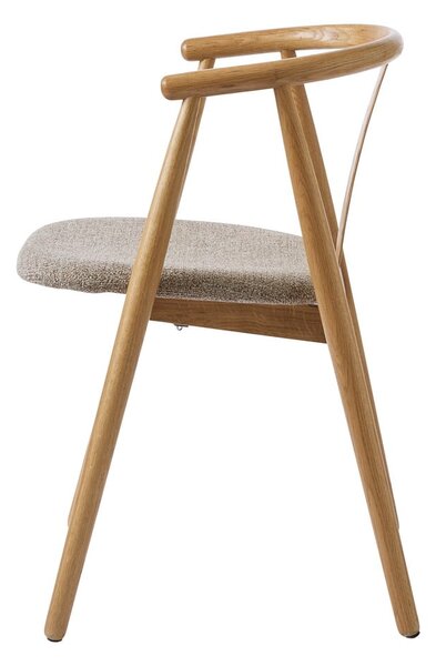 Bež/u prirodnoj boji blagovaonska stolica Relate – Unique Furniture