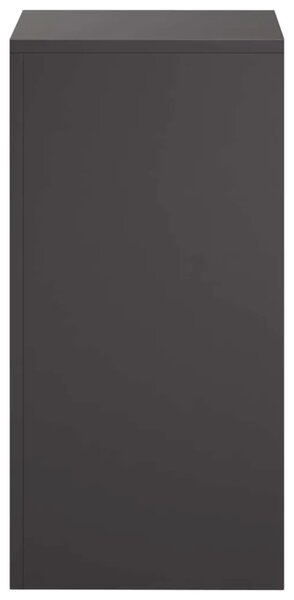 Stalak za biljke 2 pcs Crna 30 x 30 x 60 cm Čelik - Crna 2x (30 x 30 x 60 cm)