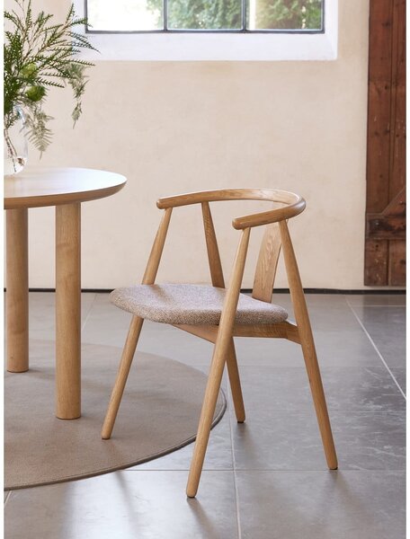 Bež/u prirodnoj boji blagovaonska stolica Relate – Unique Furniture