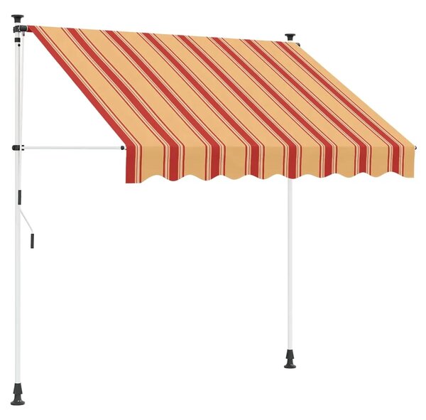Ručno sklopiva tenda Šareni 150 x 115 x 300 cm - Šareni 150 cm Bijeli okvir