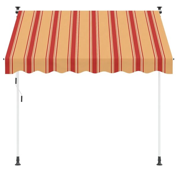 Ručno sklopiva tenda Šareni 150 x 115 x 300 cm - Šareni 150 cm Bijeli okvir