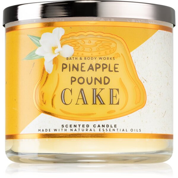 Bath & Body Works Pineapple Pound Cake mirisna svijeća 411 g