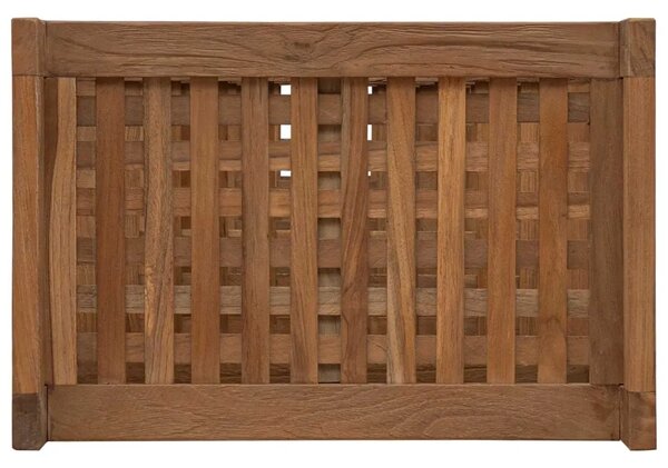 Polica za kupaonicu Prirodna 45 x 30 x 97 cm Čvrsto teak drvo - 4 police