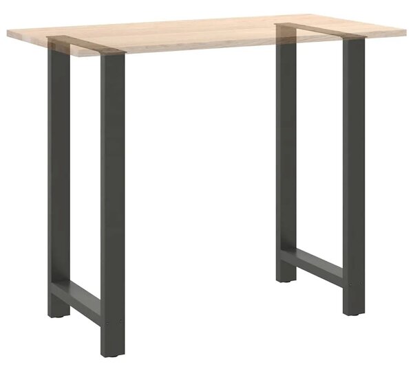 Noge za barski stol antracit boje 2 kom 60 x (110-111) cm čelik - Antracit 60 x (110-111) cm