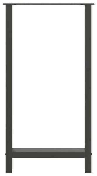 Noge za barski stol antracit boje 2 kom 60 x (110-111) cm čelik - Antracit 60 x (110-111) cm