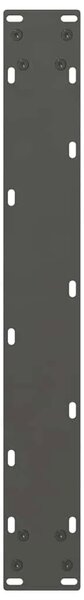 Noge za barski stol antracit boje 2 kom 60 x (90-91) cm čelik - Antracit 60 x (90-91) cm