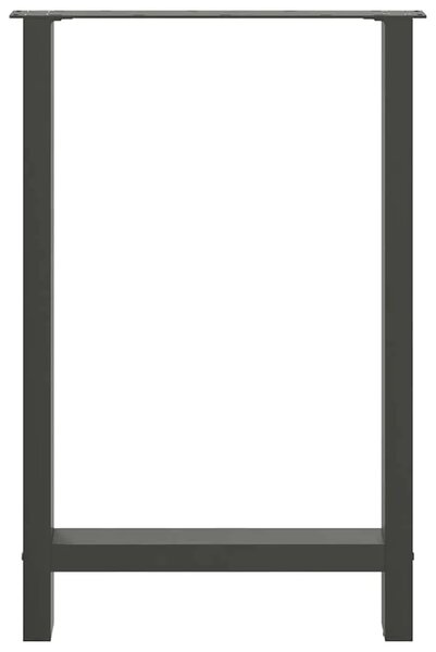 Noge za barski stol antracit boje 2 kom 60 x (90-91) cm čelik - Antracit 60 x (90-91) cm