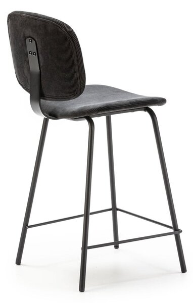Crne barske stolice u setu 2 kom (visine sjedala 66 cm) Arus – Marckeric