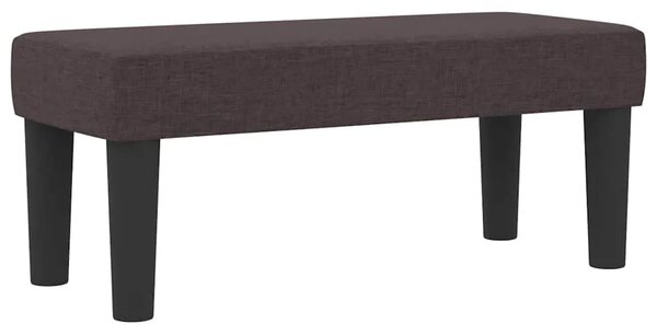 Box spring krevet Tamno smeđa 90 x 190 cm tkanina - Tamno smeđa 90 x 190 cm Dizajn s rombovima