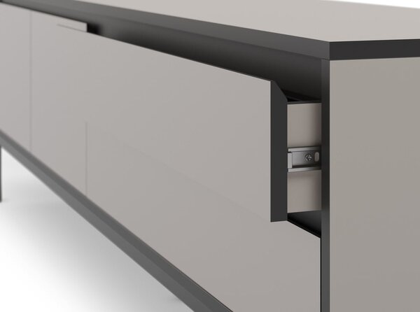 Siva/bež TV komoda 180x55 cm Lorenza – Marckeric
