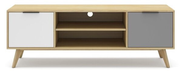 TV stol od borovine u prirodnoj boji 140x53 cm Elfa – Marckeric