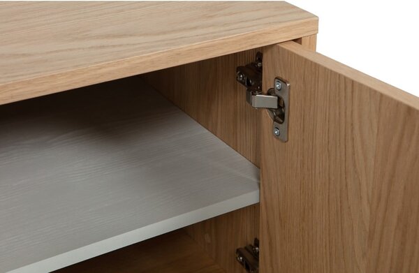 Modularna TV komoda u dekoru hrasta u prirodnoj boji 110x44 cm Modulair – vtwonen