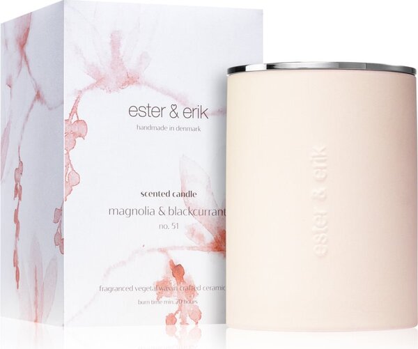Ester & erik scented candle magnolia & blackcurrant (no. 51) mirisna svijeća 350 g