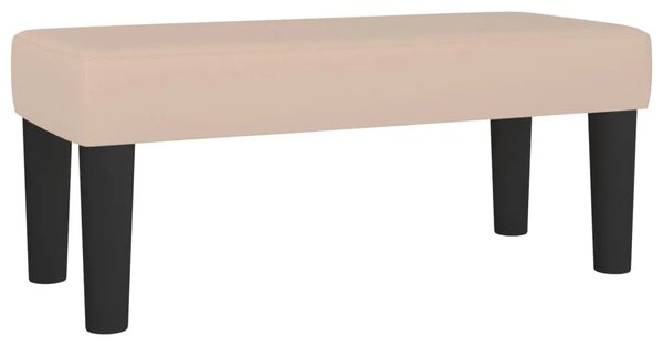 Boxspring - Krevet s oprugama i madrac cappuccino 80x200 cm od umjetne kože - Boja cappuccina 80 x 200 cm gumbi