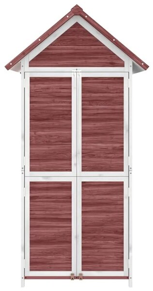 Vrtna kućica - Vrtno spremište za alat boja kave 89x52 5x175 cm od borovine - Mocha