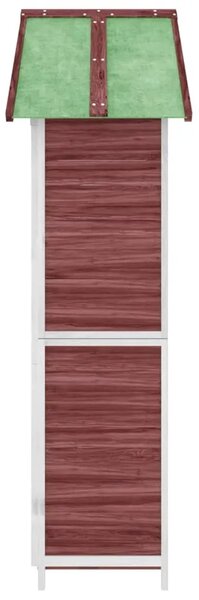 Vrtna kućica - Vrtno spremište za alat boja kave 89x52 5x175 cm od borovine - Mocha