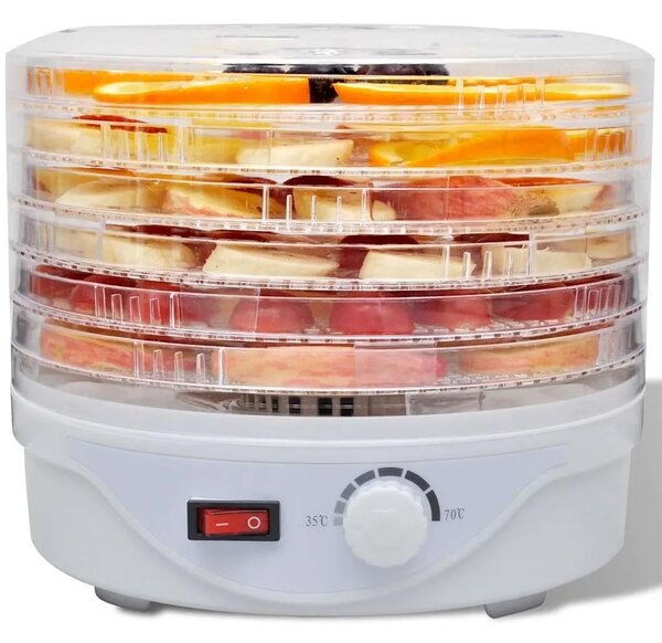 Dehidrator Hrane Okrugli 250 W 6 Polica