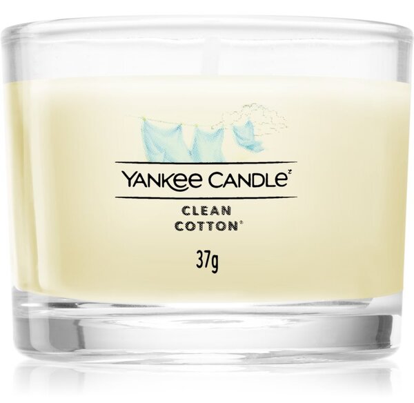 Yankee Candle Clean Cotton mala mirisna svijeća bez staklene posude glass 37 g