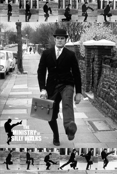 Poster Monty Python - the ministry of silly walks, (61 x 91.5 cm)