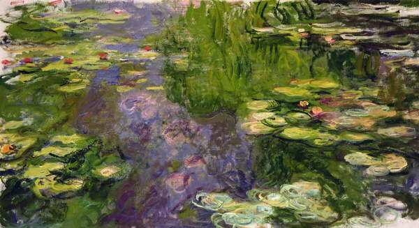 Claude Monet - Reprodukcija Lopoči, (40 x 22.5 cm)
