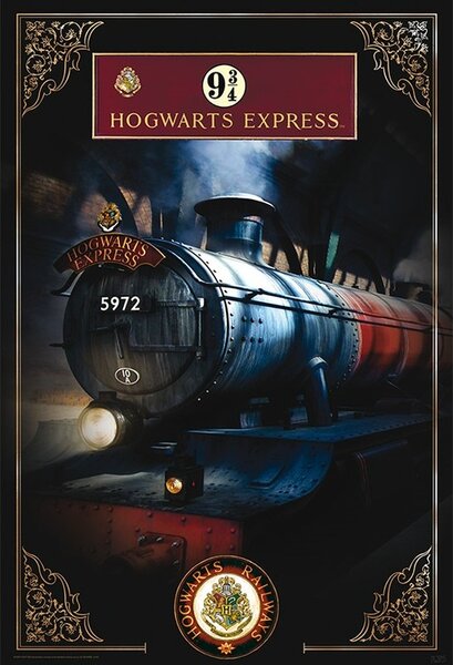 Poster Harry Potter - Hogwartski ekspres, (61 x 91.5 cm)