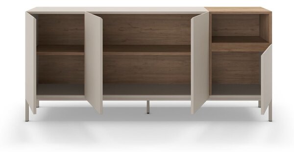 Krem komoda 180x80 cm Cailin – Marckeric