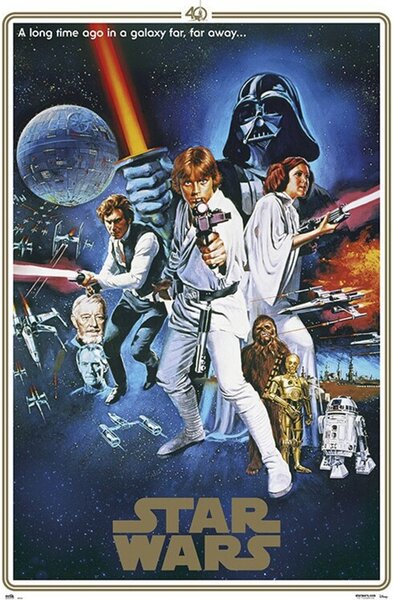 Poster Star Wars - 40th Anniversary One Sheet, (61 x 91.5 cm)